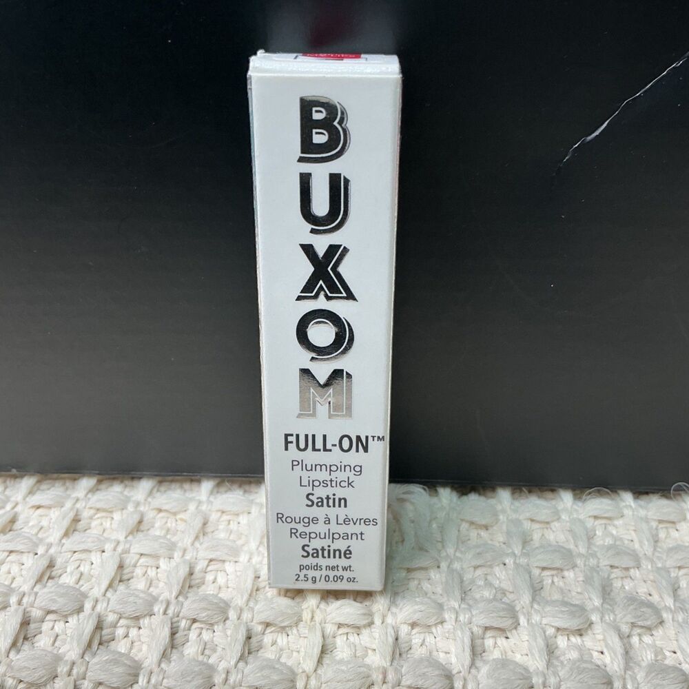 Buxom Full-On Plumping Lipstick Satin Red My Lips 2.5g / 0.09oz Made In Italy